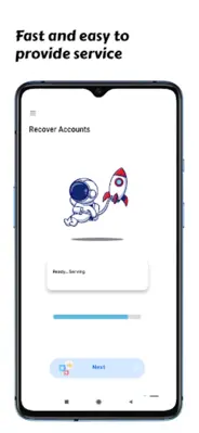 Recover Accounts android App screenshot 0