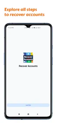 Recover Accounts android App screenshot 3